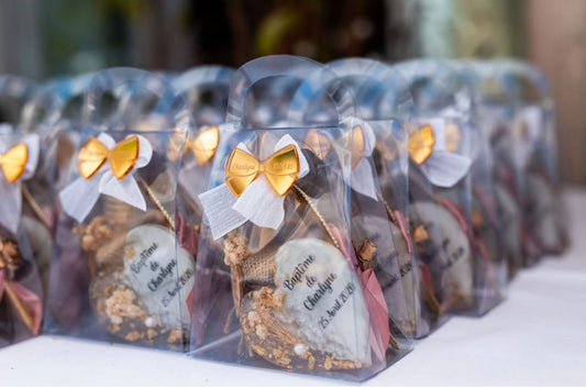 Cadeaux invités personnalisés Mon Cadeau Invité pour le baptême de Charlyne organisé par Éclat & Or Event
