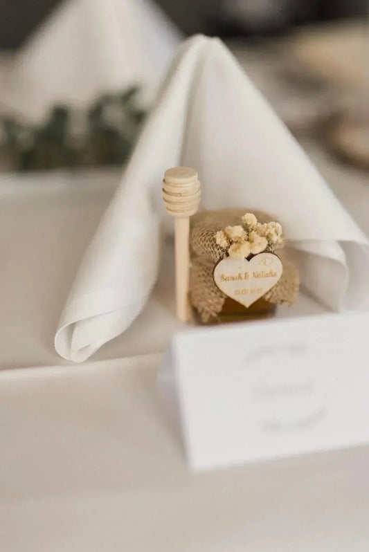 Un mariage en Allemagne avec nos Pots de Miel Love personnalisés : retour de Nathalie