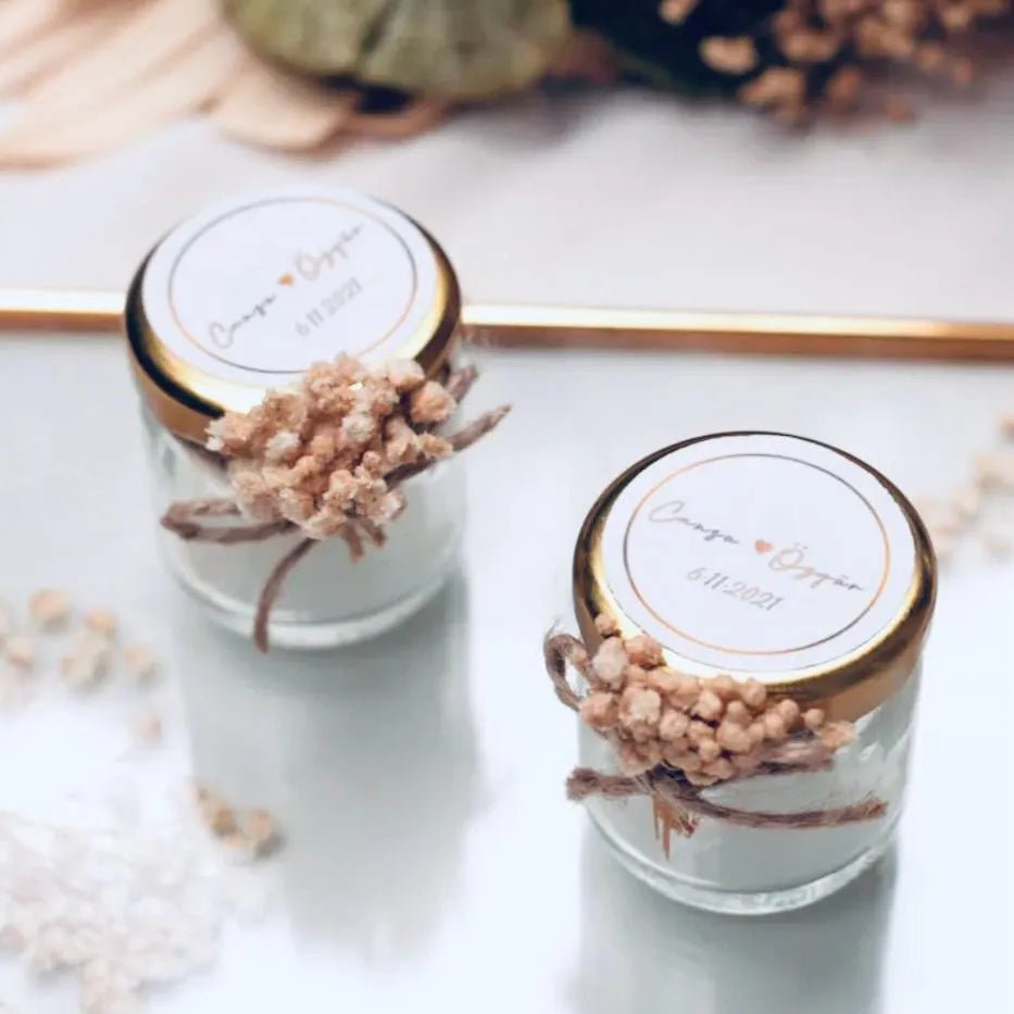 Bougie Fleurs Séchées