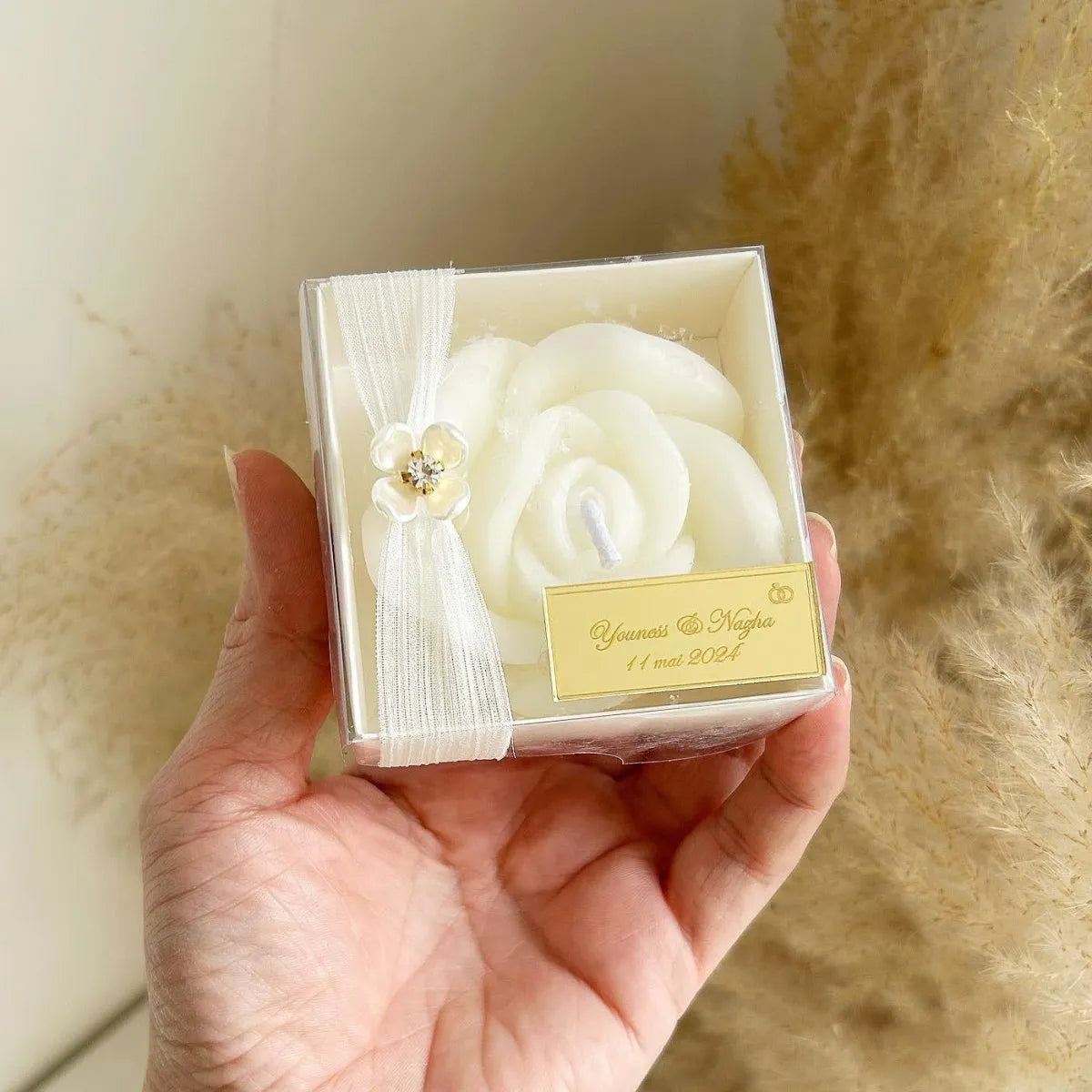 Bougie Cadeau Invité Anniversaire de Mariage