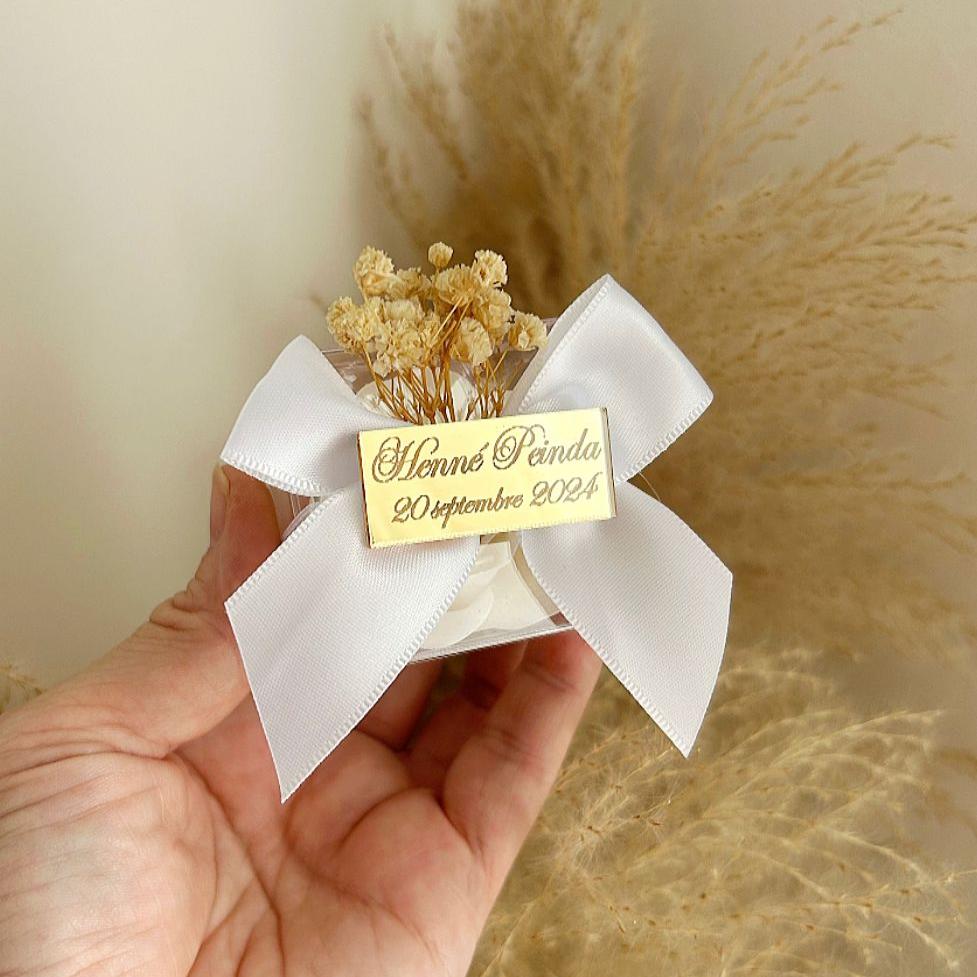 Rose de Savon Cadeau Invité Fiançailles