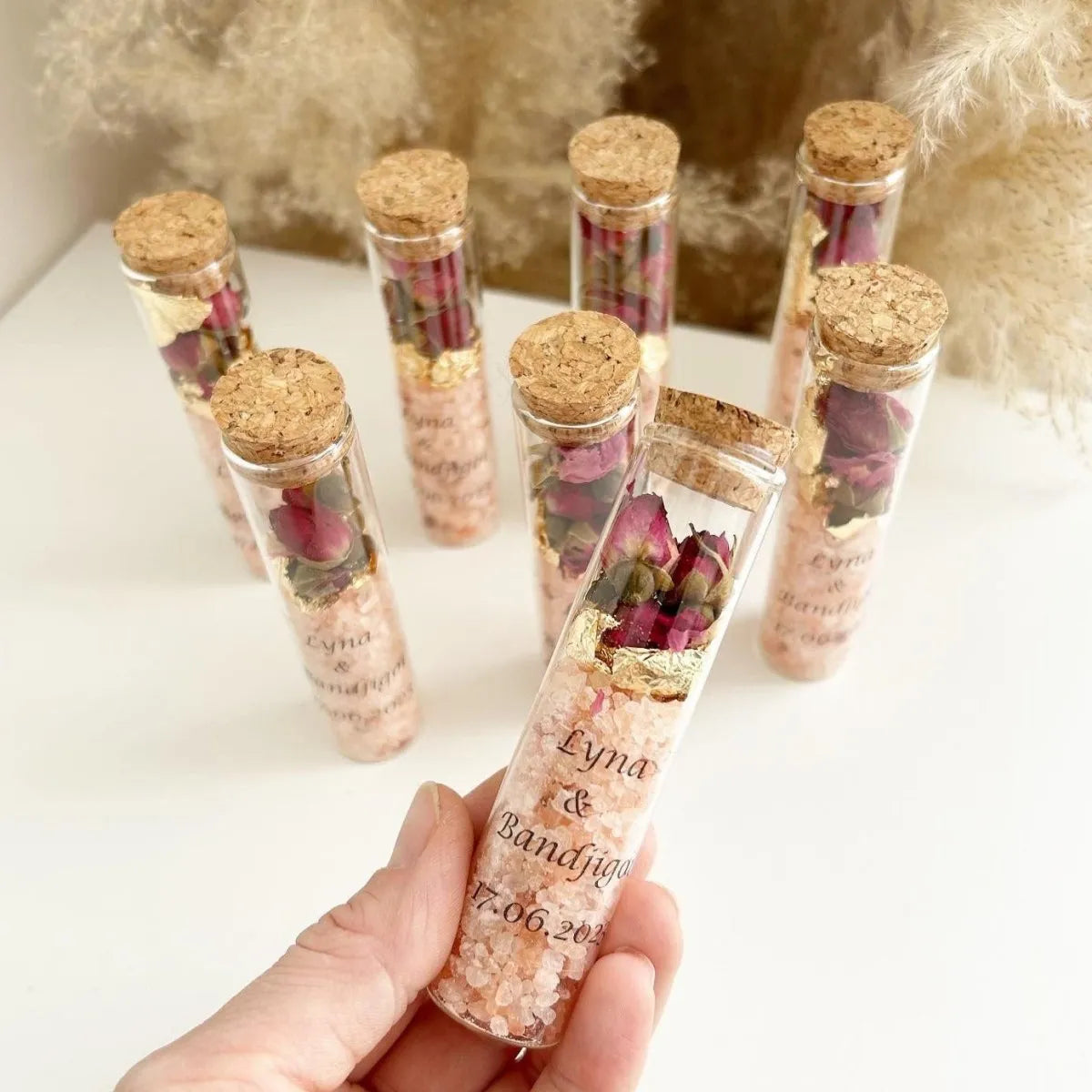Sel de Bain Cadeau Invité Fiançailles