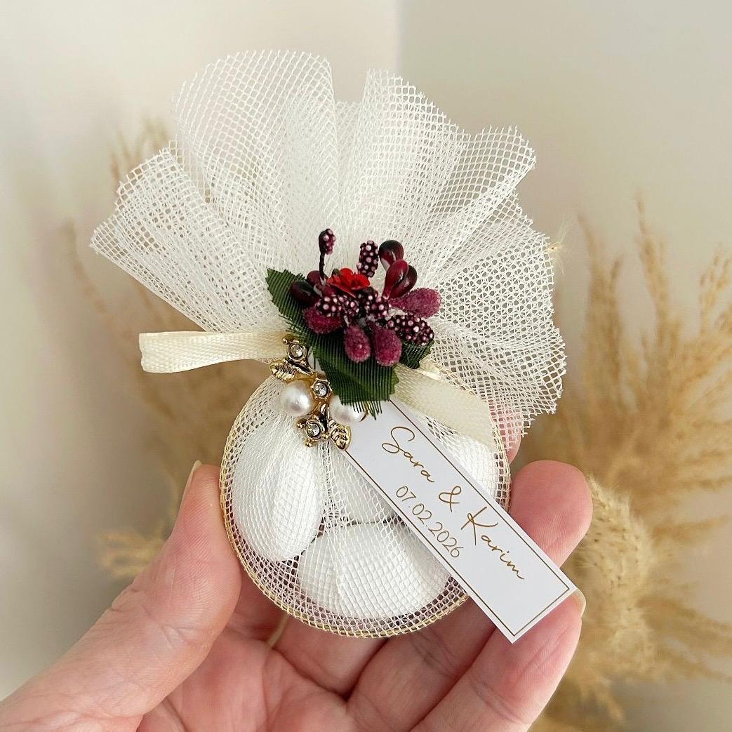 Dragées GRAPPIA en cadeaux invités pour événement, style élégant et raffiné