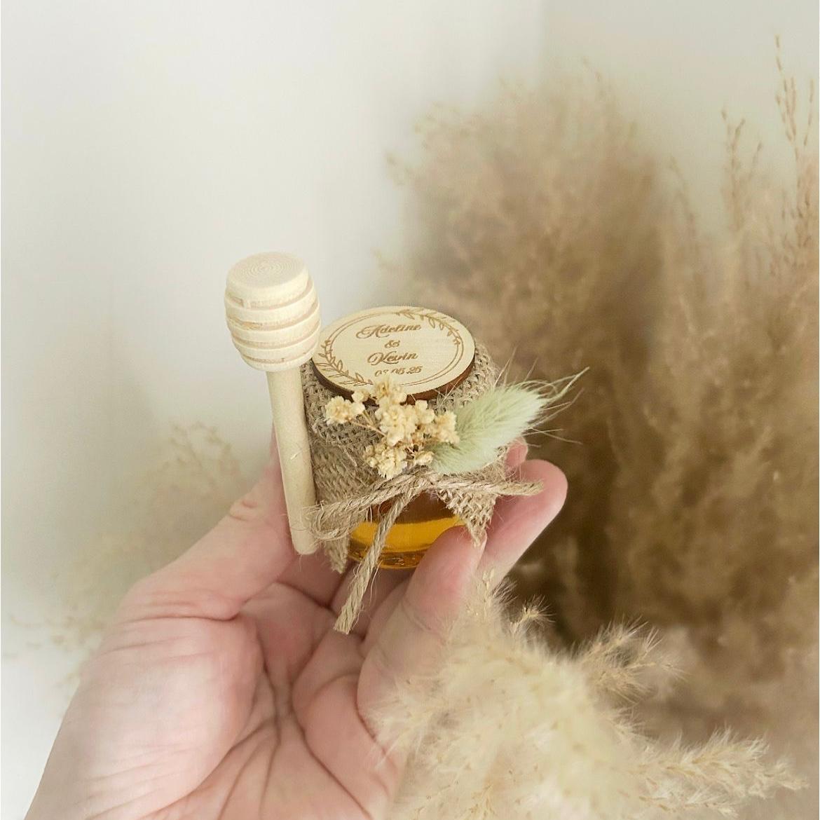 Pot de Miel Rustique Sauge - MON CADEAU INVITE