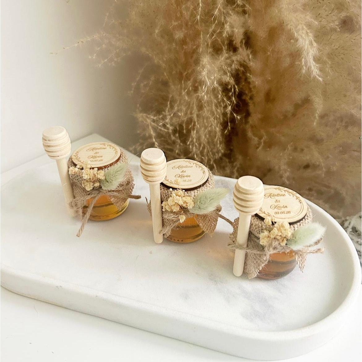 Pot de Miel Rustique Sauge - MON CADEAU INVITE